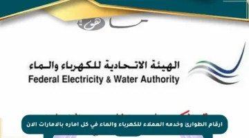 أرقام الطوارئ وخدمة العملاء للكهرباء والماء في كل إمارة بالإمارات الآن